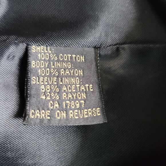 Banana Republic	Size	40S	Velvet Suit Jacket Black Three Button Formalwear - Picture 3 of 9